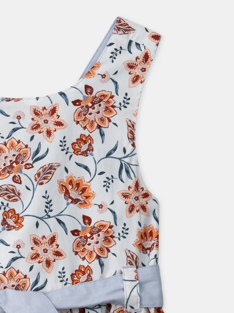 Robe réversible à fleurs