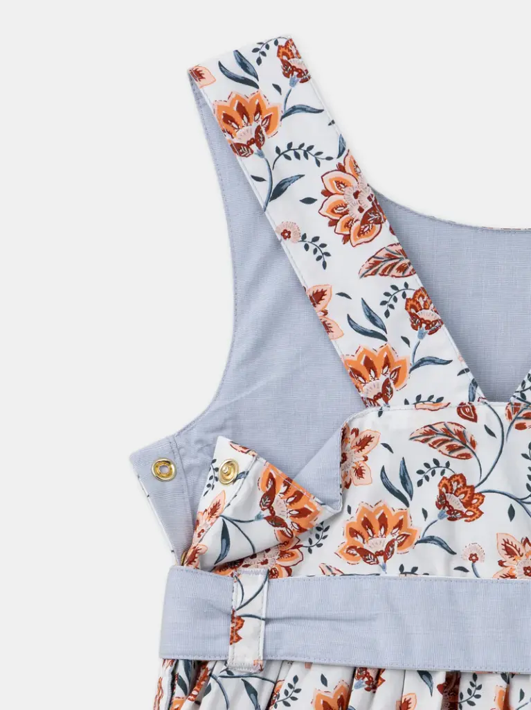 Robe réversible à fleurs