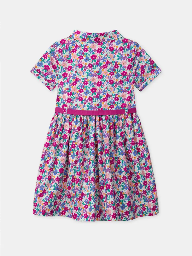 Robe chemise imprimé fleuri Fille