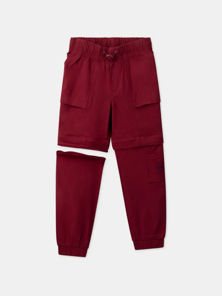 Pantalon Dézipable rouge