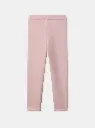 Lot de 2 leggings fourrés imprimé léopard ou rose uni Fille 