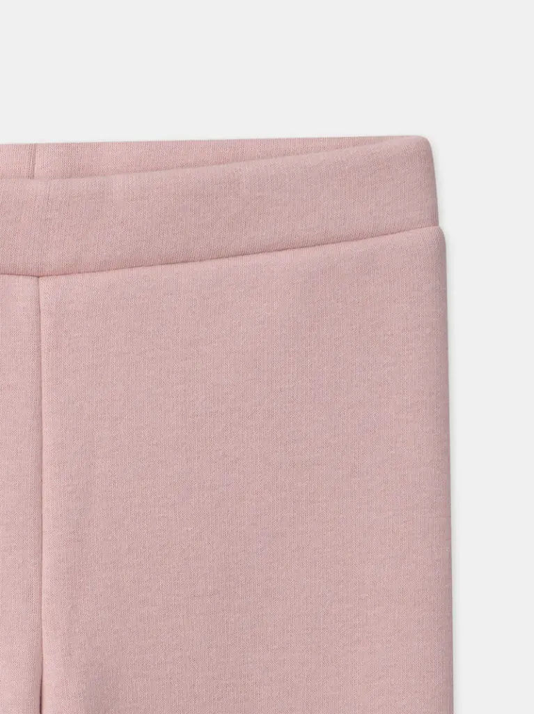 Lot de 2 leggings fourrés imprimé léopard ou rose uni Fille 