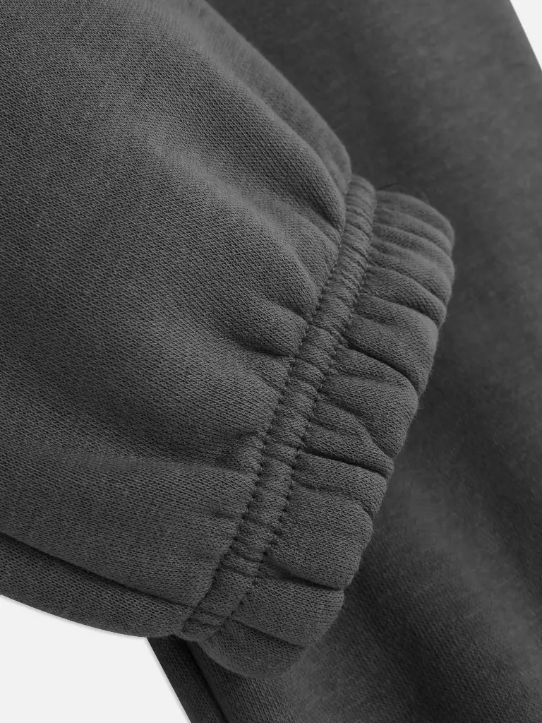 Bas de jogging à revers Anthracite