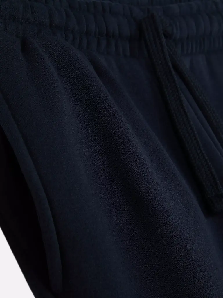 Bas de jogging à revers Bleu marine