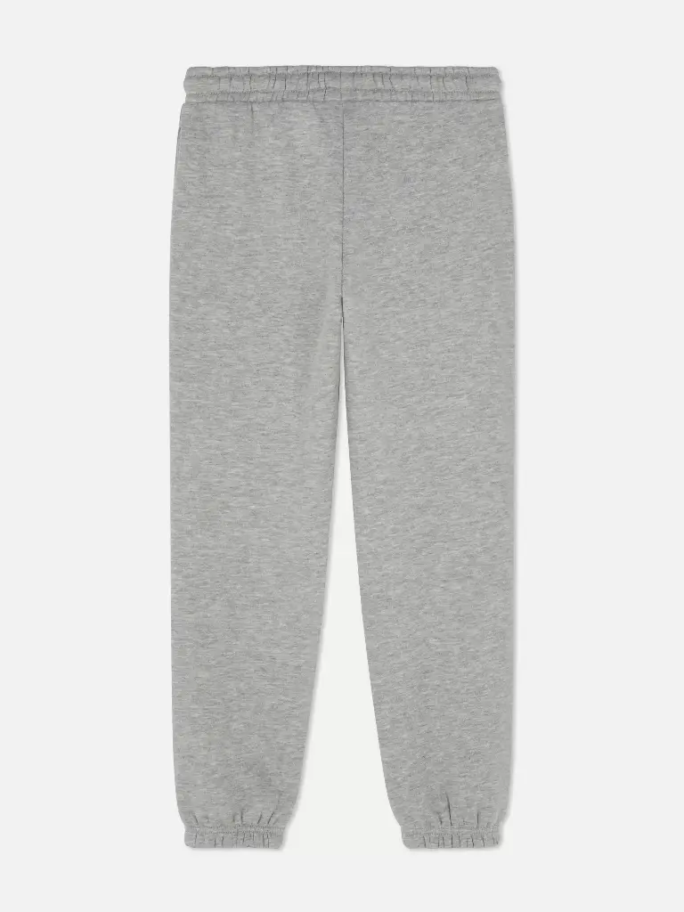 Bas de jogging à revers gris