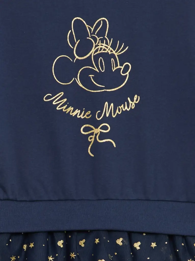 Robe sweat avec effet 2 en 1 à la base 'Minnie' 'Disney' - Bleu