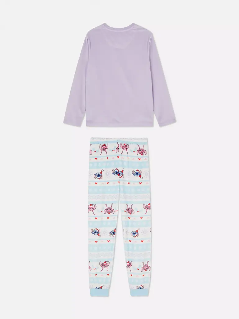 Pyjama douillet de Noël Disney Stitch LILAS