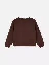 Sweat-shirt imprimé Marron
