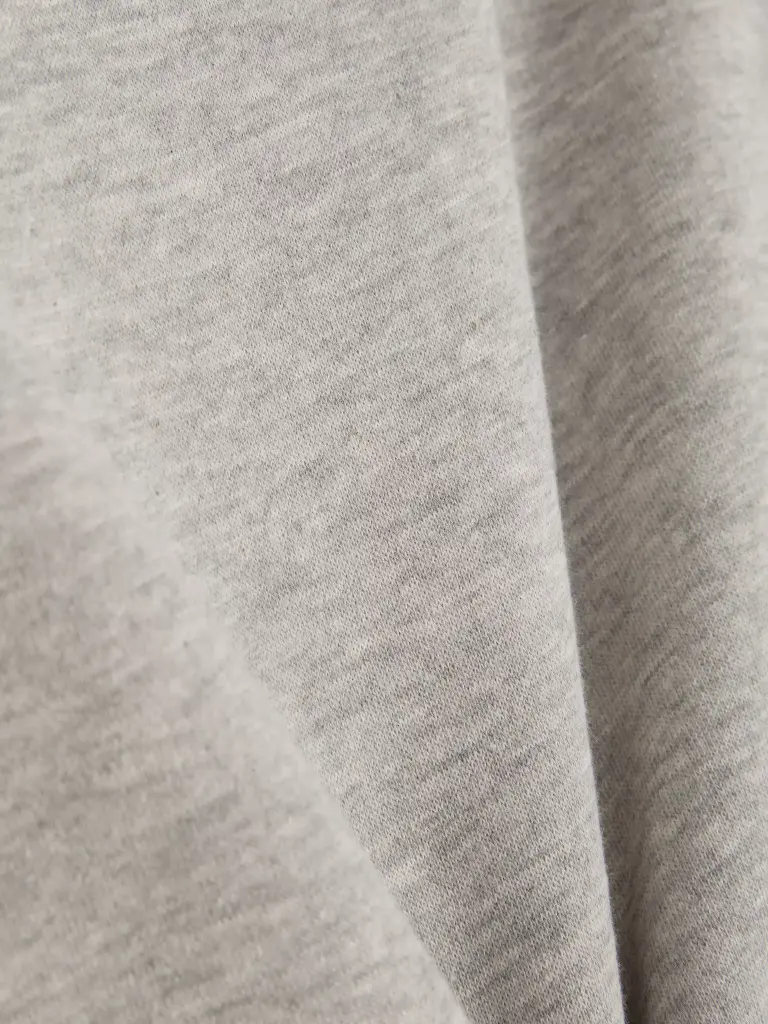 Sweat-shirt à col ras-du-cou Gris chiné 