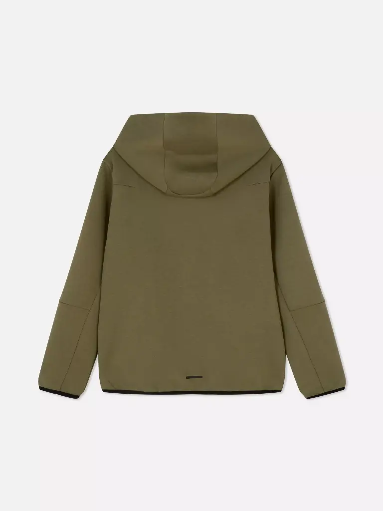 Veste à capuche zippée Kaki