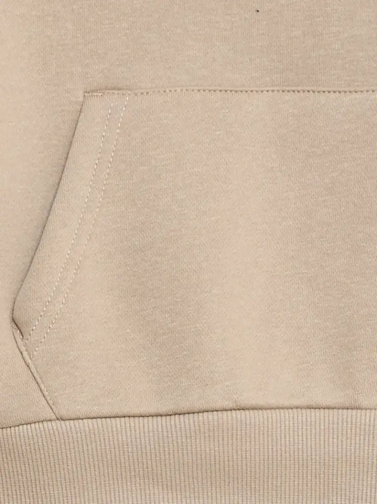 Sweat à capuche coupe loose - Beige
