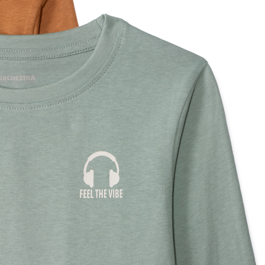 Lot de 3 t-shirts manches longues unis pour garçon beige