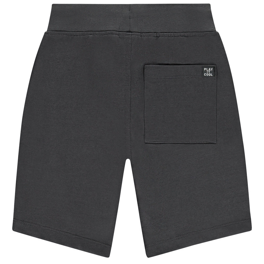 Lot de 2 bermudas unis pour garçon Charbon