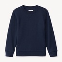 Sweat en molleton gratté uni pour garçon BLEU