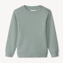 Sweat en molleton gratté uni pour garçon vert