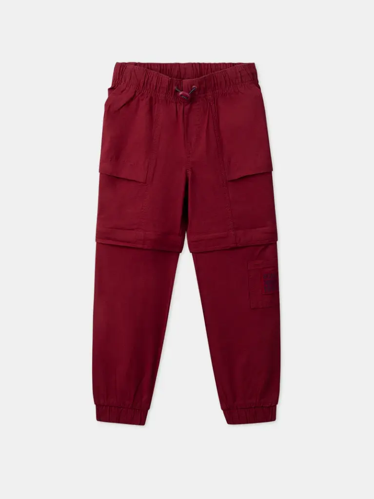 Pantalon Dézipable rouge