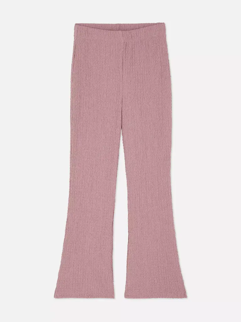 Legging évasé froncé