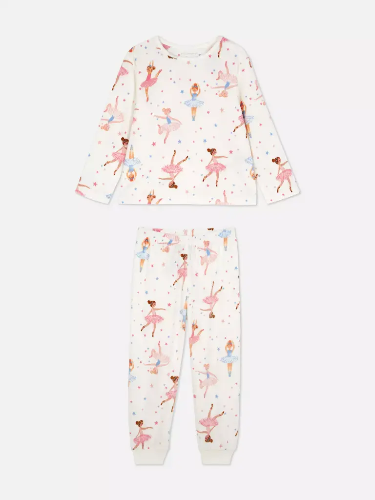 Pyjama confortable à motif ballerine