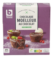 BONI moelleux chocolat 4x90g