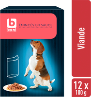 BONI chien boeuf pouch 12x100g