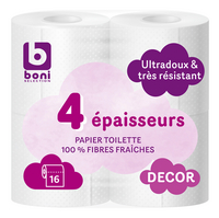 BONI papier toilette Décor 4é 150f 16r