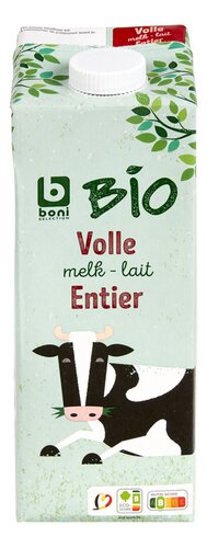 BONI BIO lait entier brique 1L