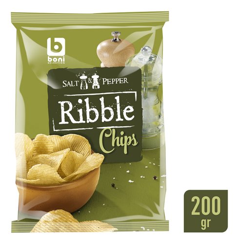 BONI Ribble Chips Salt&Pepper 200g
