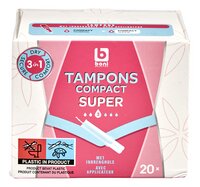 BONI tampons appl.super 20pc