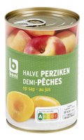 BONI demi-pêches au jus cons 410g