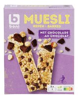 BONI muesli barre au chocolat 8x23g