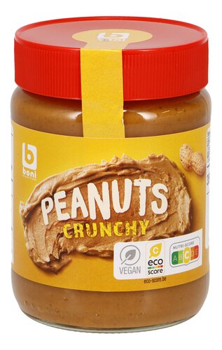 BONI beurre de cacahuète crunchy 350g