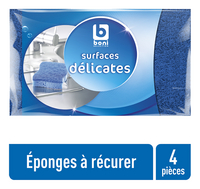 BONI éponges à récurer bleu 4pc