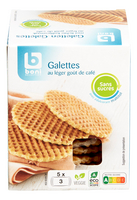 BONI galettes goût café s.sucre 5x34g