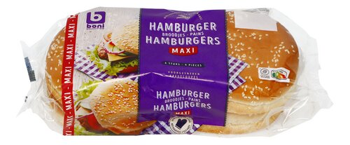 BONI Pain hamburger MAXI 330g