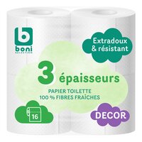 BONI papier toilette decor 3é 180f 16r
