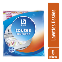 BONI torchon tissé 35x35cm 5pc