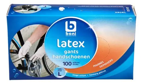 BONI gants latex L 100pc
