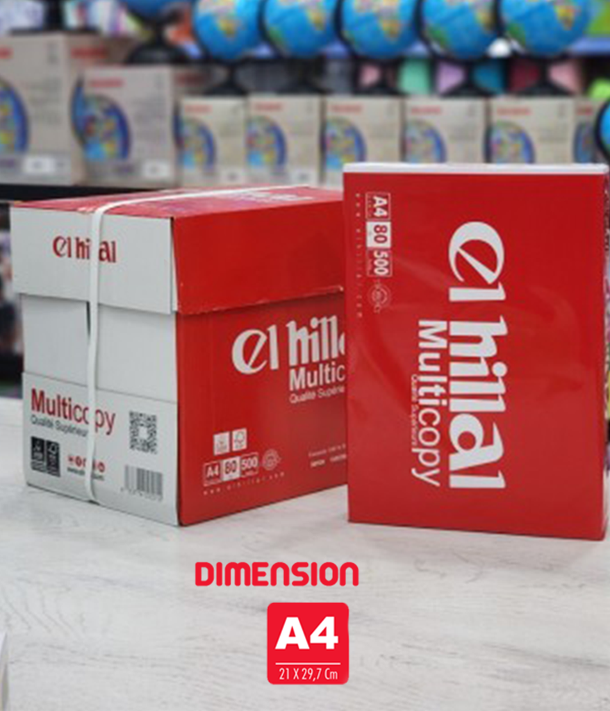 Cartons de papiers blancs A4 ( 5 ramettes)