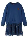 Robe Pour Enfants Coton Léger et idéal pour les couches - vidaXL - Bleu
