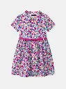 Robe chemise imprimé fleuri Fille