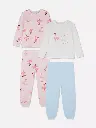 Lot de 2 pyjamas à motif ballerine Multicolore