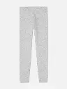 Legging de couleur unie gris